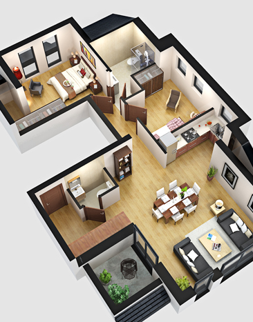 3D Floor Plan